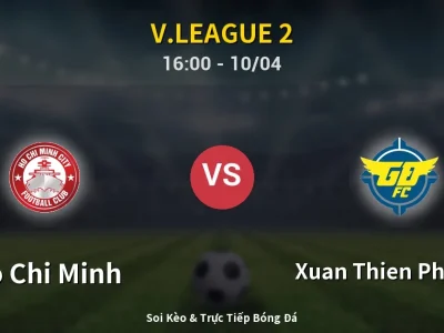 Kết Quả: Ho Chi Minh 3-4 Xuan Thien Phu Tho – Highlight & Bàn Thắng | V.League 2