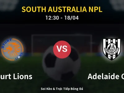 Kết Quả: Sturt Lions 1-0 Adelaide City – Highlight & Bàn Thắng | South Australia NPL