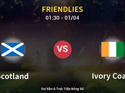 Kết Quả: Scotland 0-1 Ivory Coast – Highlight & Bàn Thắng | Friendlies