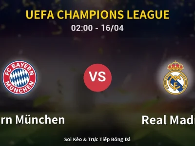 Kết Quả: Bayern München 4-3 Real Madrid – Highlight & Bàn Thắng | UEFA Champions League