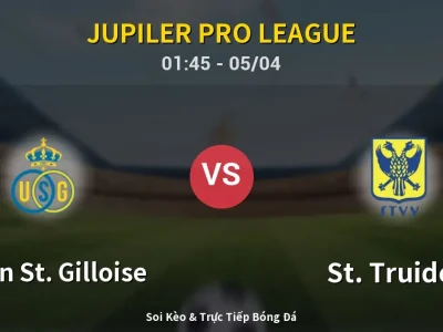 Kết Quả: Union St. Gilloise 1-0 St. Truiden – Highlight & Bàn Thắng | Jupiler Pro League