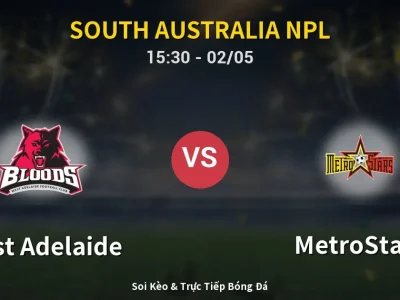 Soi Kèo West Adelaide vs MetroStars – 15:30 02/05 | Nhận Định, Dự Đoán Tỷ Số