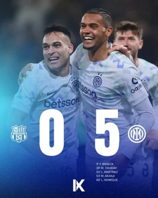 Bùng Nổ Serie A: Inter Milan Hủy Diệt 5-0, Juventus Thoát Chết Phút 90+6 Trong Kịch Tính 1